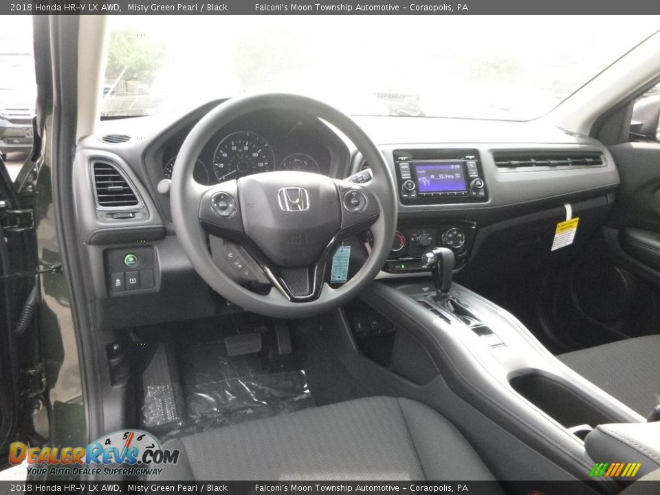 2018 Honda HR-V LX AWD Misty Green Pearl / Black Photo #10