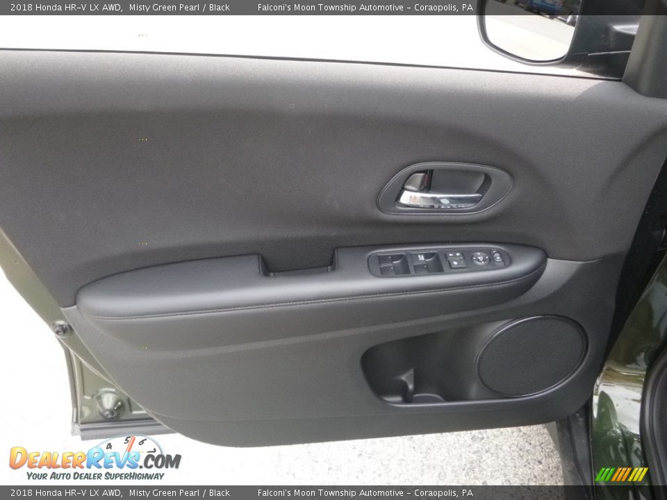 2018 Honda HR-V LX AWD Misty Green Pearl / Black Photo #11