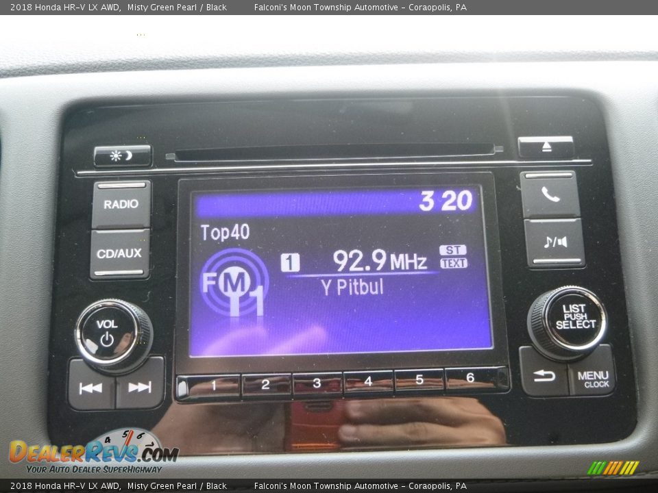 2018 Honda HR-V LX AWD Misty Green Pearl / Black Photo #14