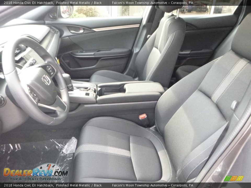 Front Seat of 2018 Honda Civic EX Hatchback Photo #8