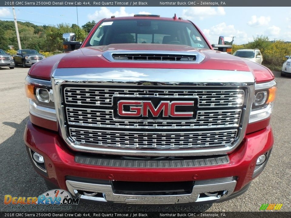 2018 GMC Sierra 2500HD Denali Crew Cab 4x4 Red Quartz Tintcoat / Jet Black Photo #2