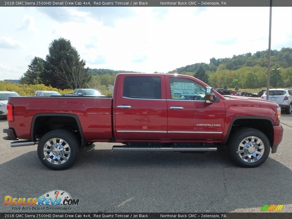 2018 GMC Sierra 2500HD Denali Crew Cab 4x4 Red Quartz Tintcoat / Jet Black Photo #4
