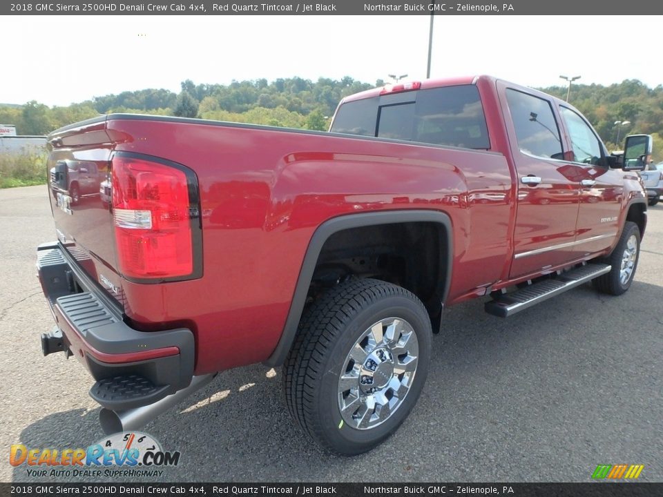2018 GMC Sierra 2500HD Denali Crew Cab 4x4 Red Quartz Tintcoat / Jet Black Photo #5