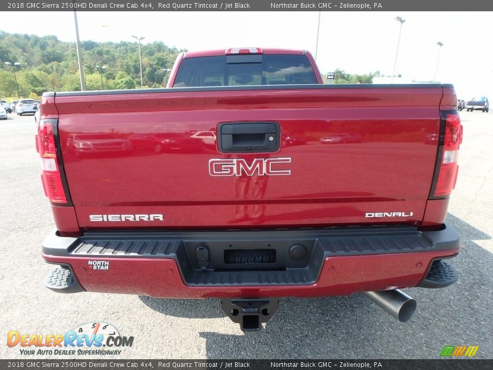 2018 GMC Sierra 2500HD Denali Crew Cab 4x4 Red Quartz Tintcoat / Jet Black Photo #6