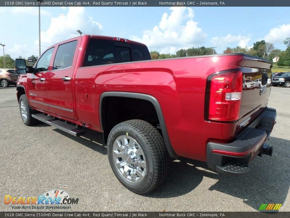 2018 GMC Sierra 2500HD Denali Crew Cab 4x4 Red Quartz Tintcoat / Jet Black Photo #7