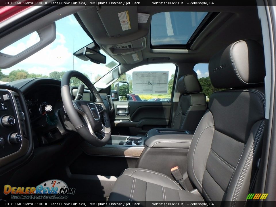 2018 GMC Sierra 2500HD Denali Crew Cab 4x4 Red Quartz Tintcoat / Jet Black Photo #10