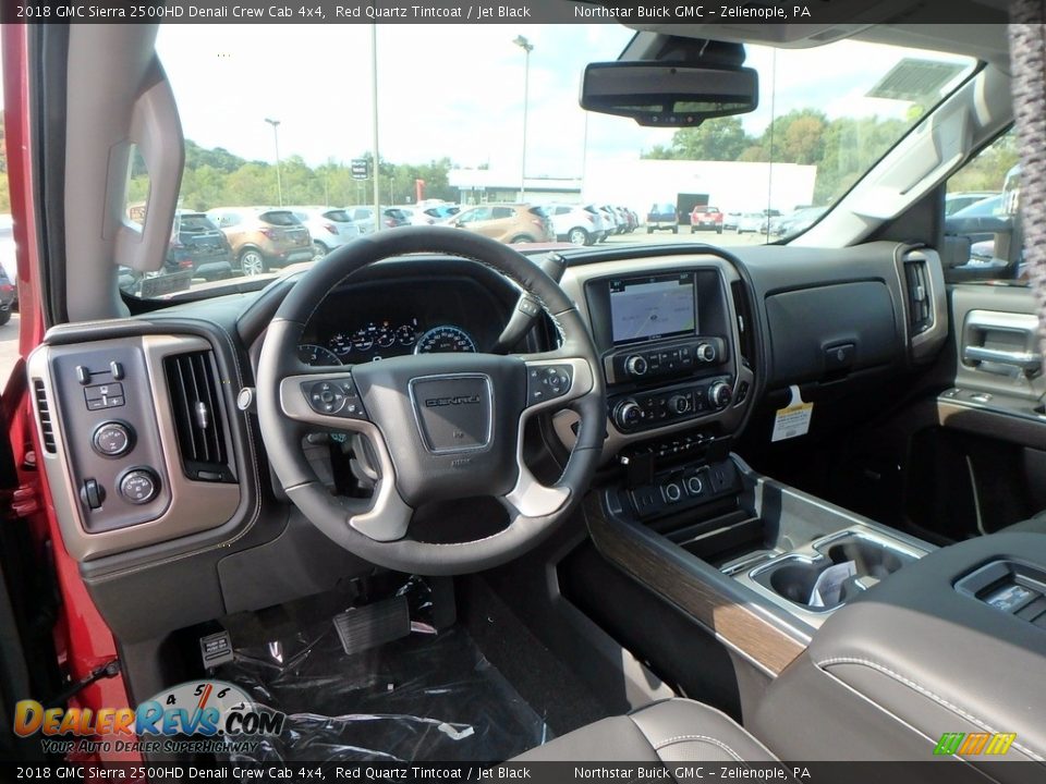 2018 GMC Sierra 2500HD Denali Crew Cab 4x4 Red Quartz Tintcoat / Jet Black Photo #12