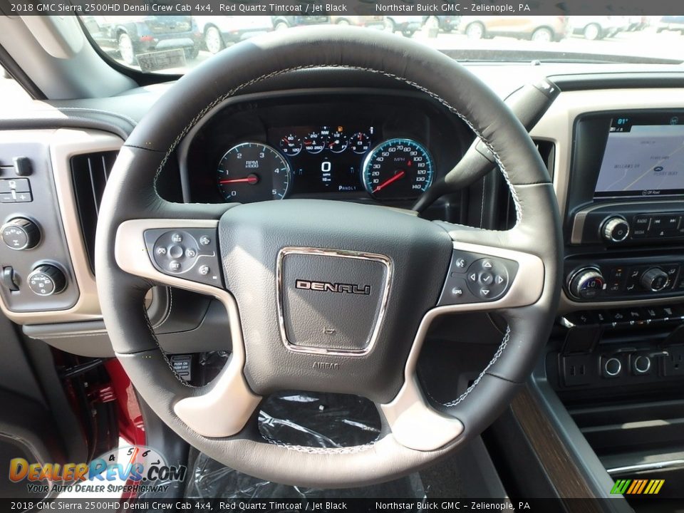 2018 GMC Sierra 2500HD Denali Crew Cab 4x4 Steering Wheel Photo #17