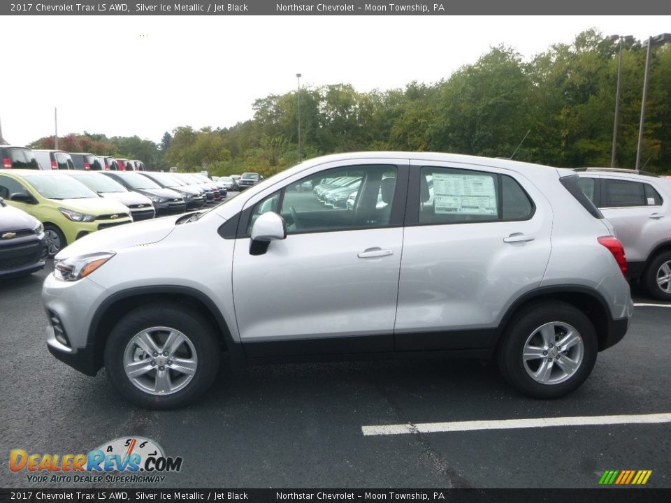 2017 Chevrolet Trax LS AWD Silver Ice Metallic / Jet Black Photo #2