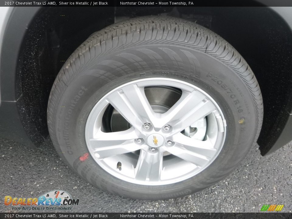 2017 Chevrolet Trax LS AWD Silver Ice Metallic / Jet Black Photo #9