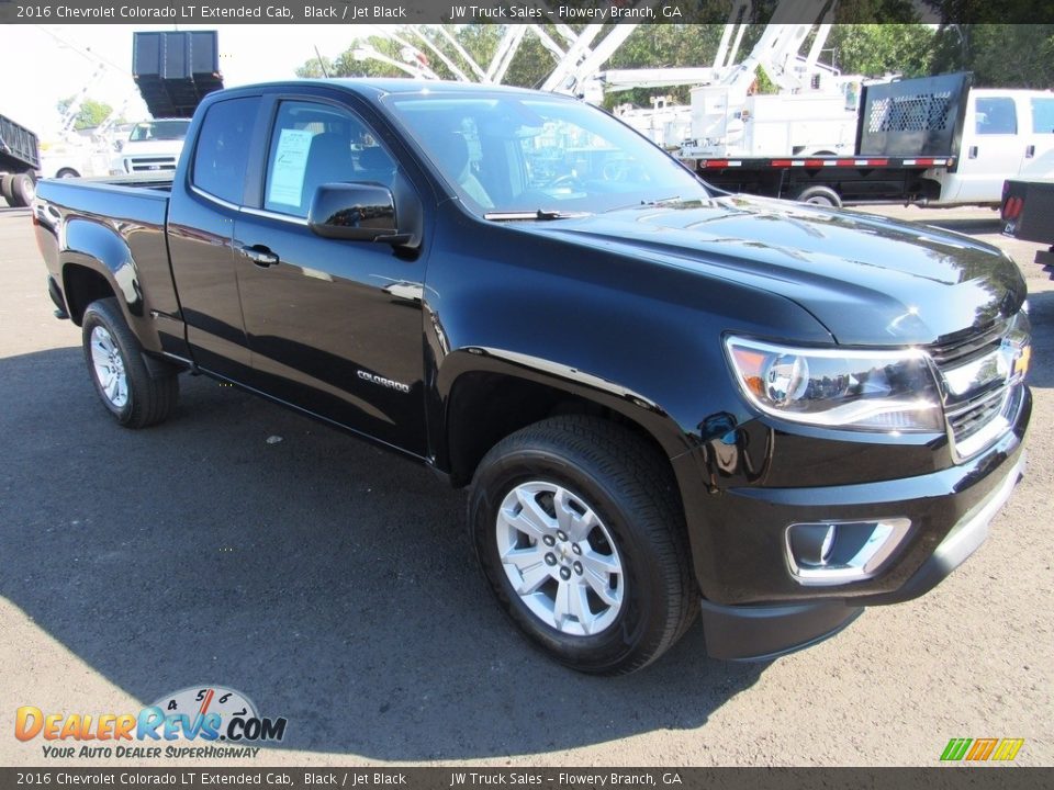 2016 Chevrolet Colorado LT Extended Cab Black / Jet Black Photo #4