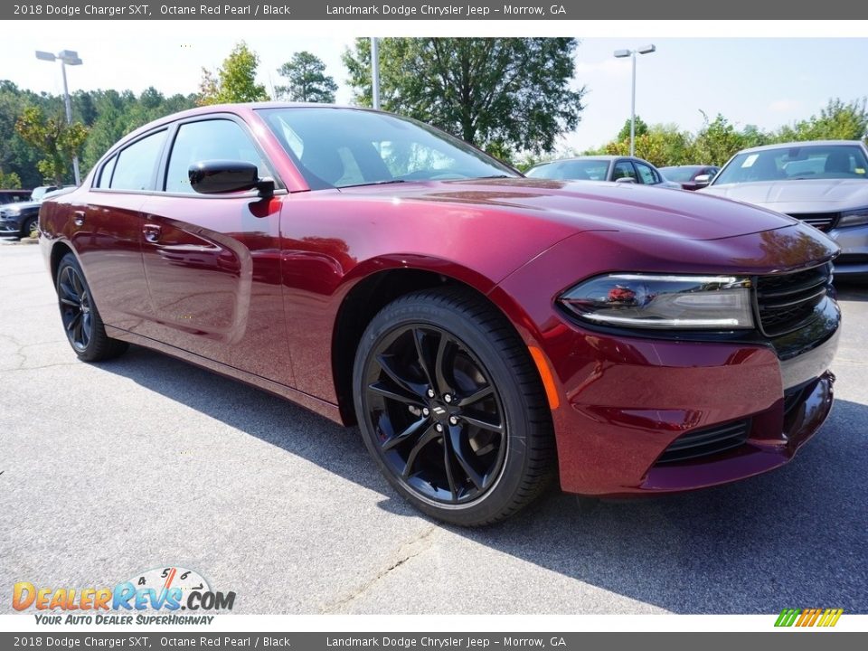 2018 Dodge Charger SXT Octane Red Pearl / Black Photo #4