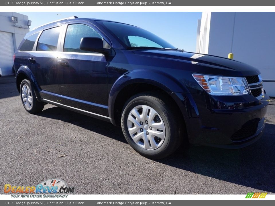 2017 Dodge Journey SE Contusion Blue / Black Photo #4