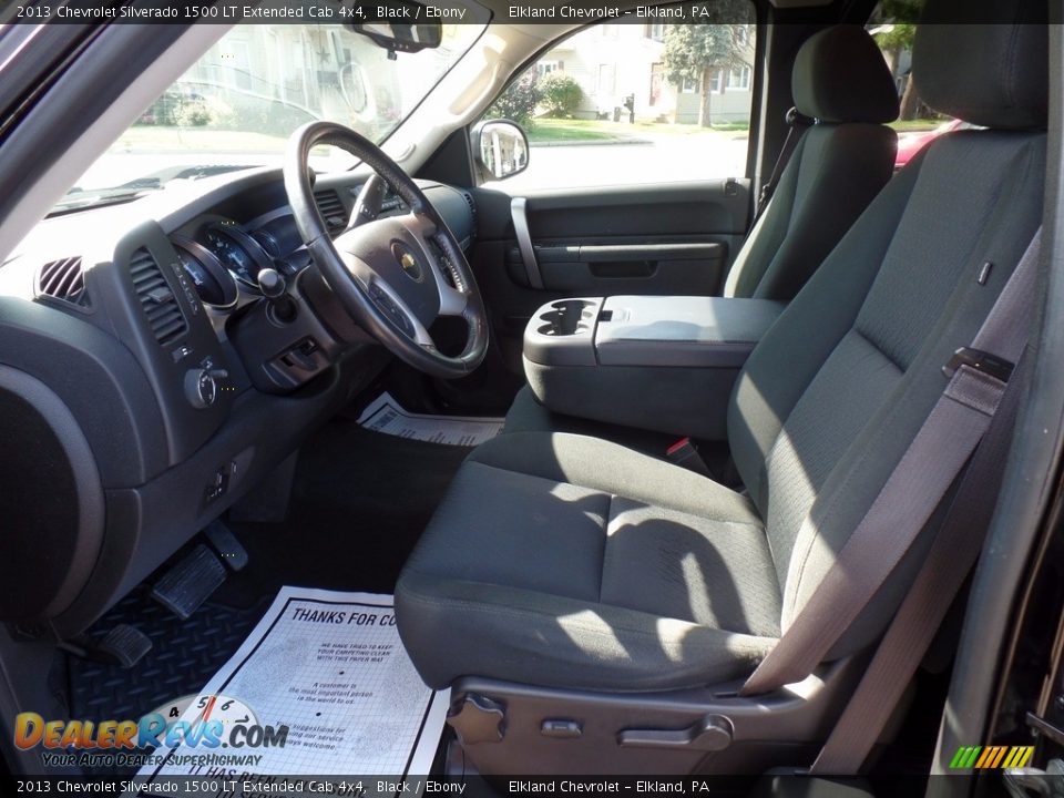 2013 Chevrolet Silverado 1500 LT Extended Cab 4x4 Black / Ebony Photo #18
