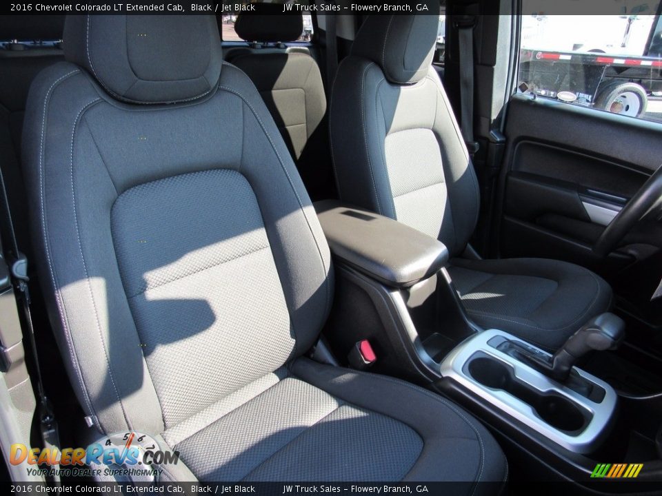 2016 Chevrolet Colorado LT Extended Cab Black / Jet Black Photo #35
