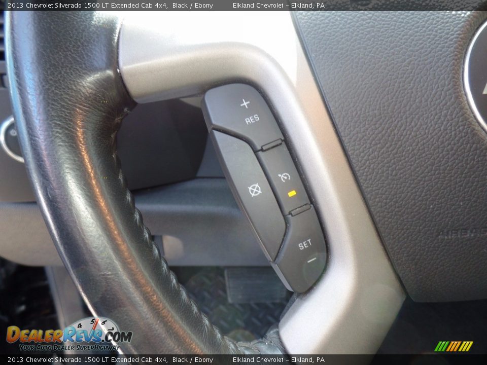2013 Chevrolet Silverado 1500 LT Extended Cab 4x4 Black / Ebony Photo #23