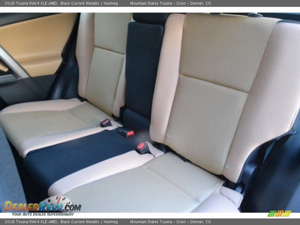 Rear Seat of 2018 Toyota RAV4 XLE AWD Photo #7