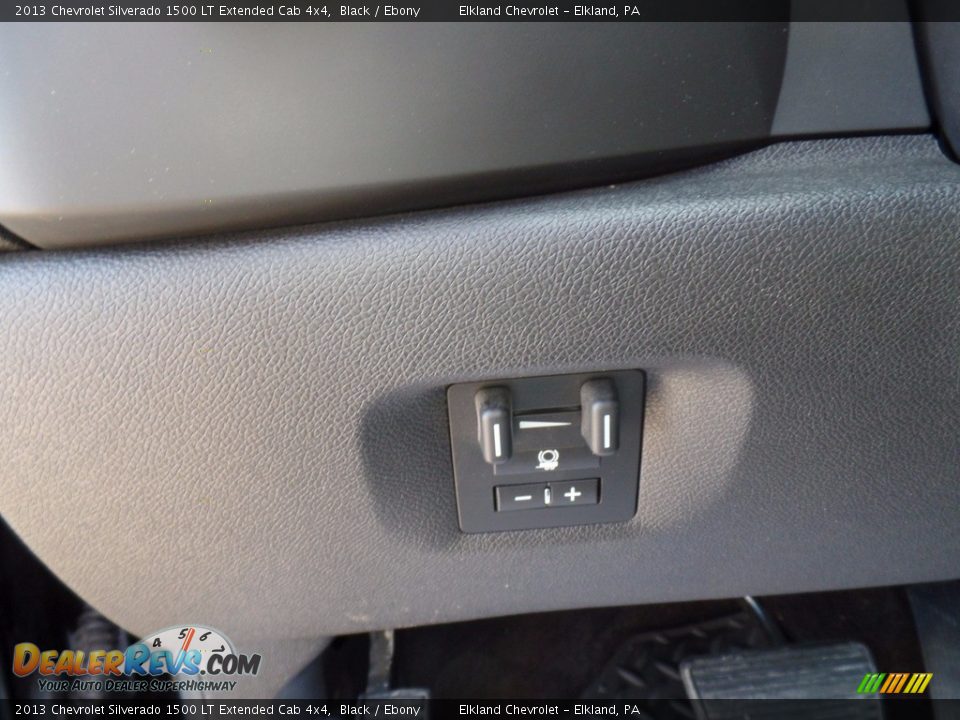 2013 Chevrolet Silverado 1500 LT Extended Cab 4x4 Black / Ebony Photo #24