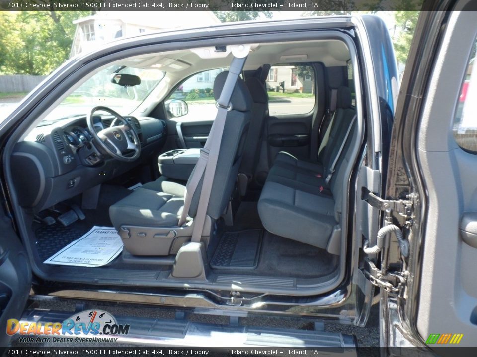 2013 Chevrolet Silverado 1500 LT Extended Cab 4x4 Black / Ebony Photo #33