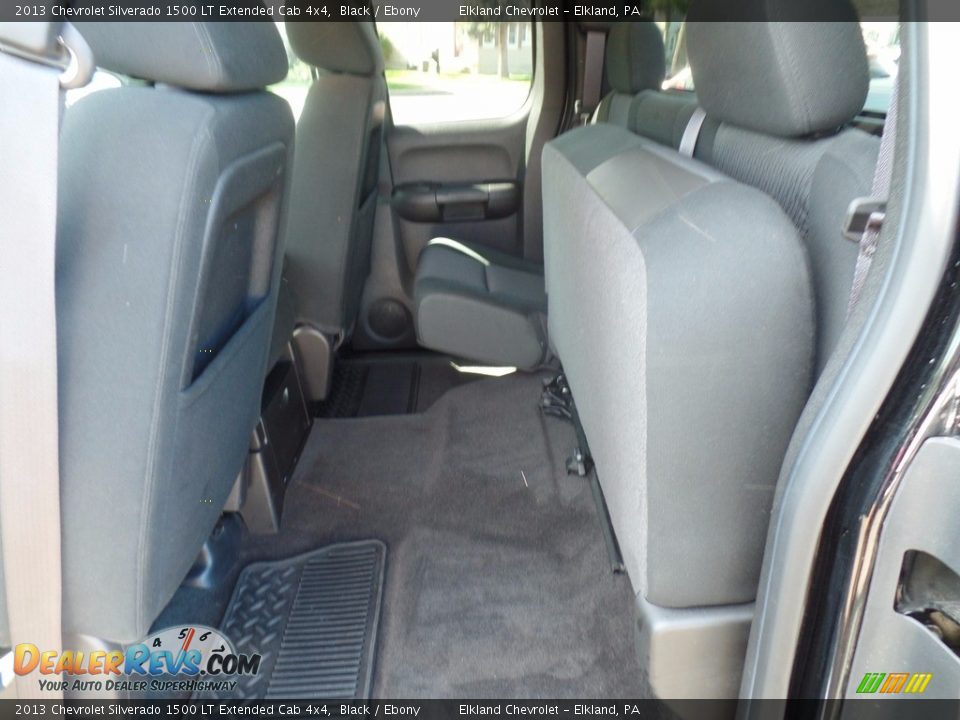 2013 Chevrolet Silverado 1500 LT Extended Cab 4x4 Black / Ebony Photo #35