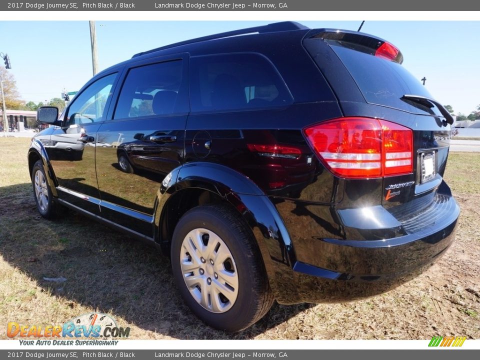 2017 Dodge Journey SE Pitch Black / Black Photo #2