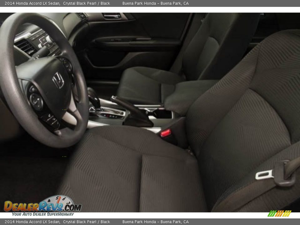 2014 Honda Accord LX Sedan Crystal Black Pearl / Black Photo #3