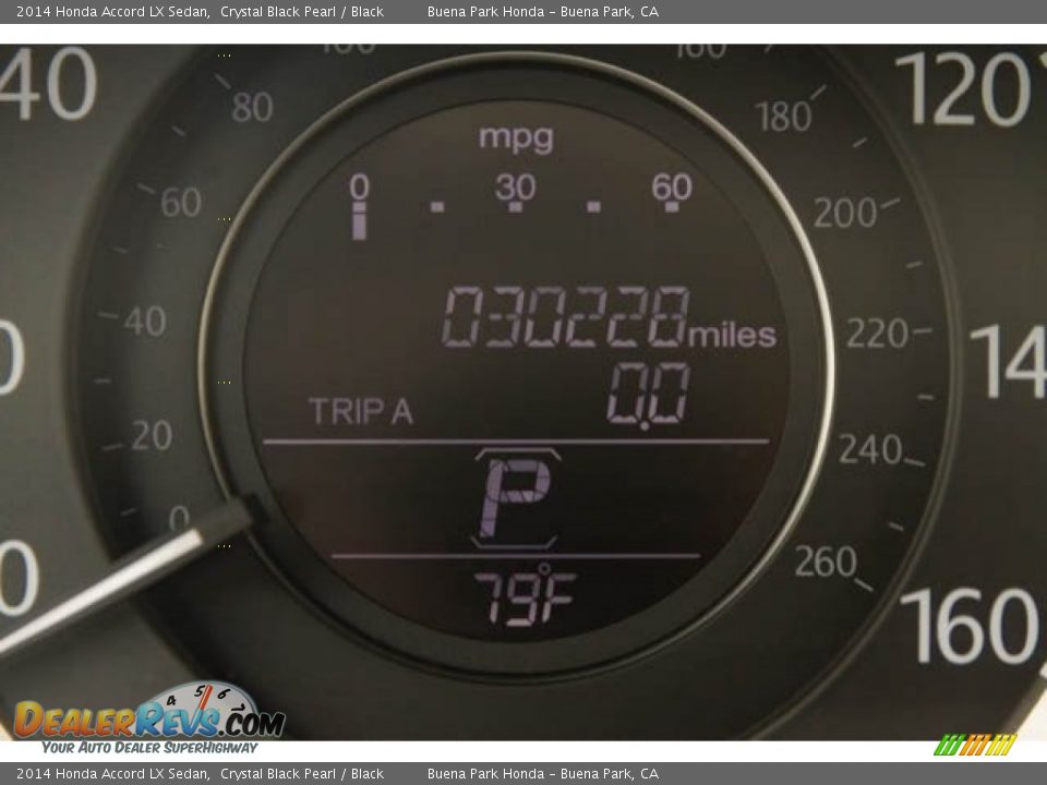 2014 Honda Accord LX Sedan Crystal Black Pearl / Black Photo #6
