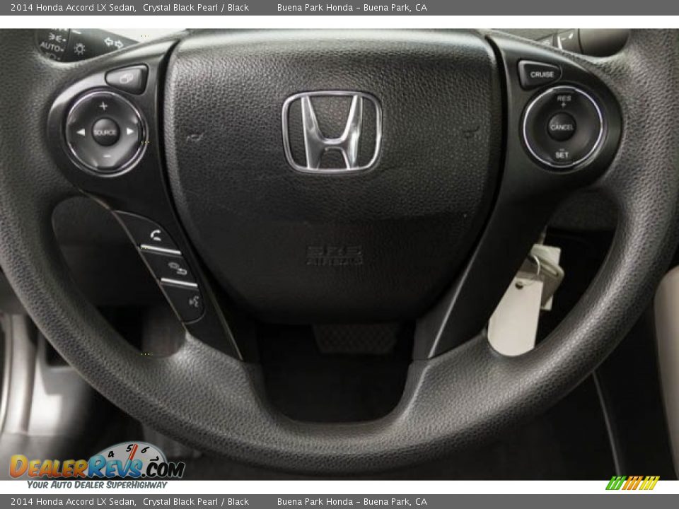 2014 Honda Accord LX Sedan Crystal Black Pearl / Black Photo #11