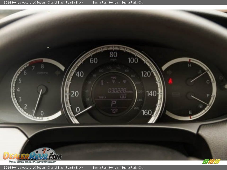 2014 Honda Accord LX Sedan Crystal Black Pearl / Black Photo #18