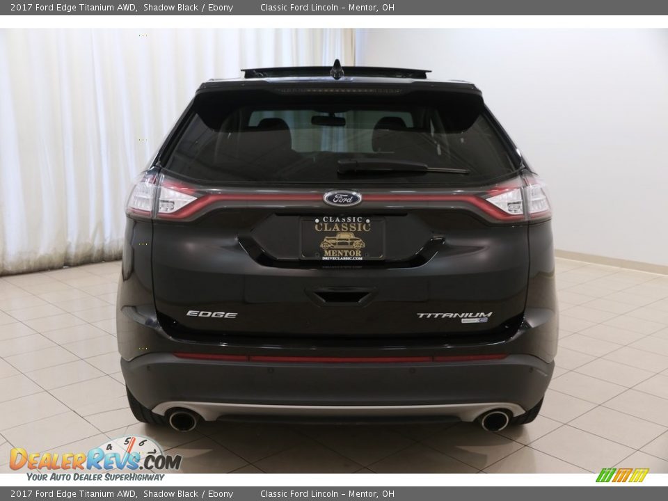 2017 Ford Edge Titanium AWD Shadow Black / Ebony Photo #17