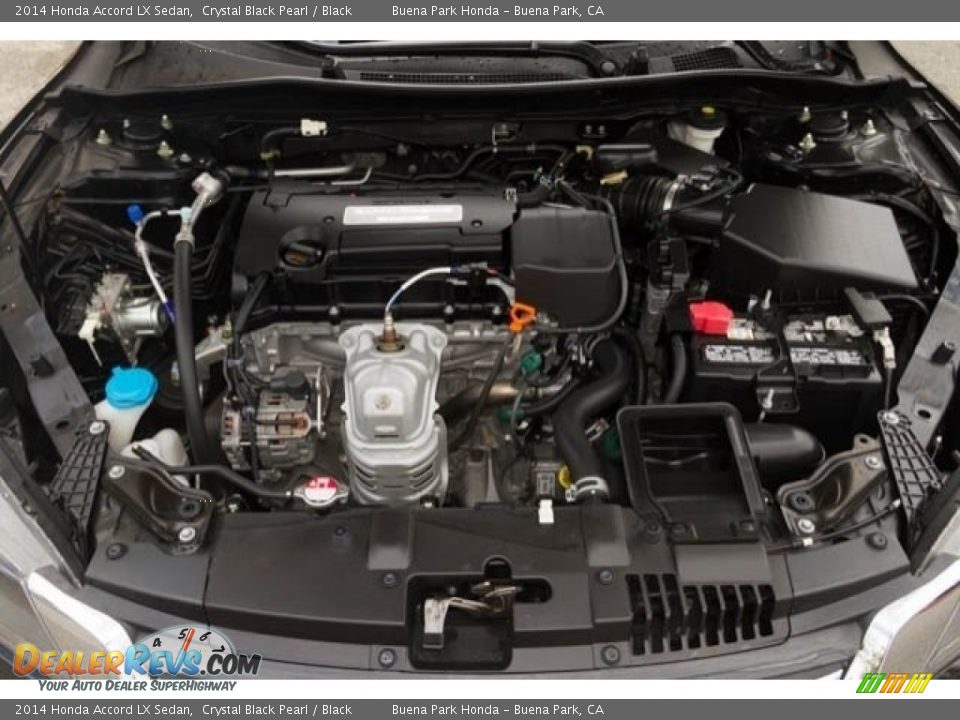 2014 Honda Accord LX Sedan Crystal Black Pearl / Black Photo #25