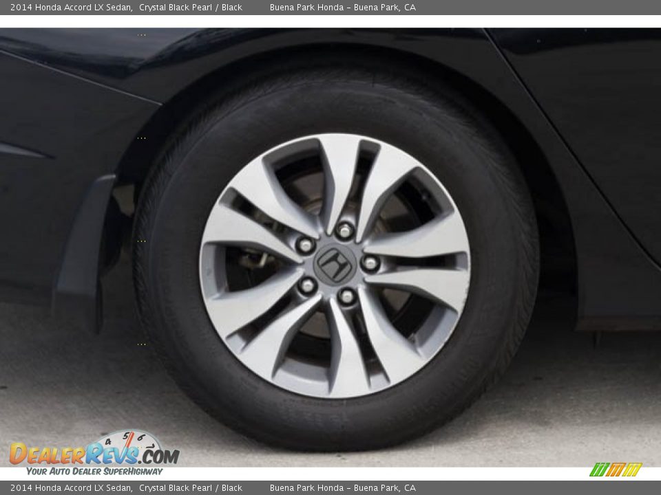 2014 Honda Accord LX Sedan Crystal Black Pearl / Black Photo #26