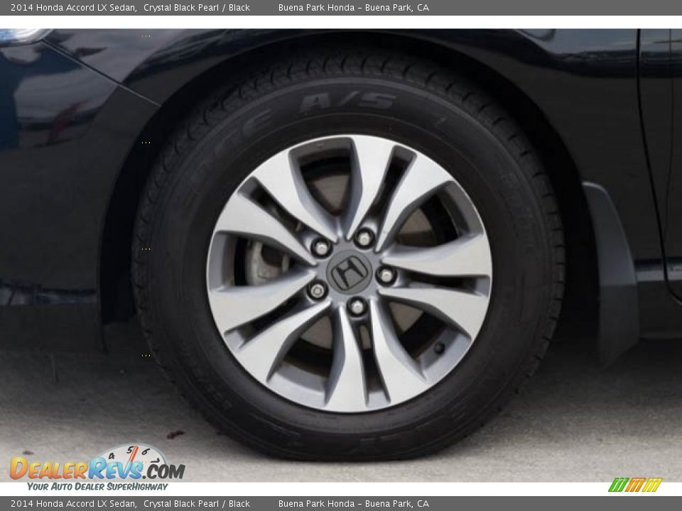 2014 Honda Accord LX Sedan Crystal Black Pearl / Black Photo #29