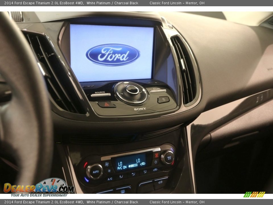 2014 Ford Escape Titanium 2.0L EcoBoost 4WD White Platinum / Charcoal Black Photo #8