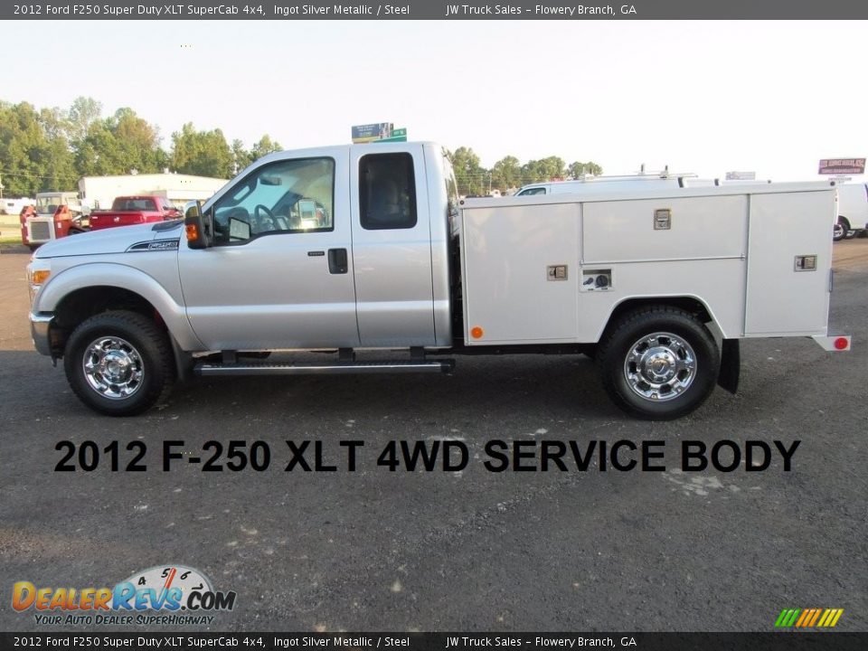 2012 Ford F250 Super Duty XLT SuperCab 4x4 Ingot Silver Metallic / Steel Photo #2
