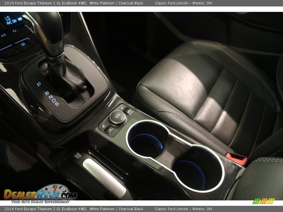 2014 Ford Escape Titanium 2.0L EcoBoost 4WD White Platinum / Charcoal Black Photo #12