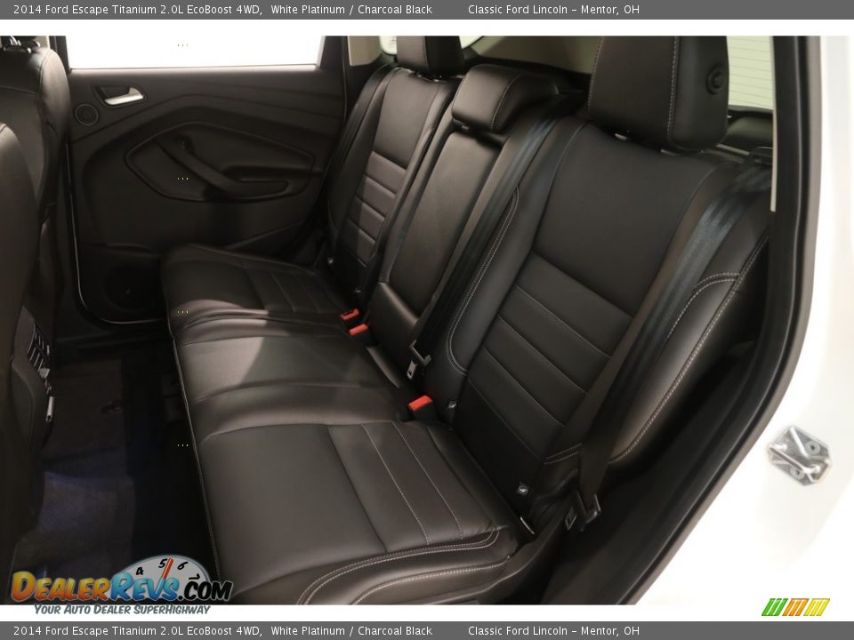 2014 Ford Escape Titanium 2.0L EcoBoost 4WD White Platinum / Charcoal Black Photo #15