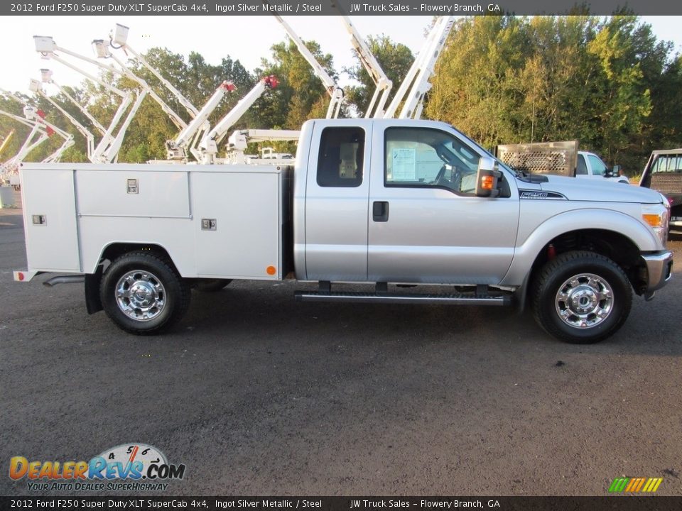 2012 Ford F250 Super Duty XLT SuperCab 4x4 Ingot Silver Metallic / Steel Photo #5