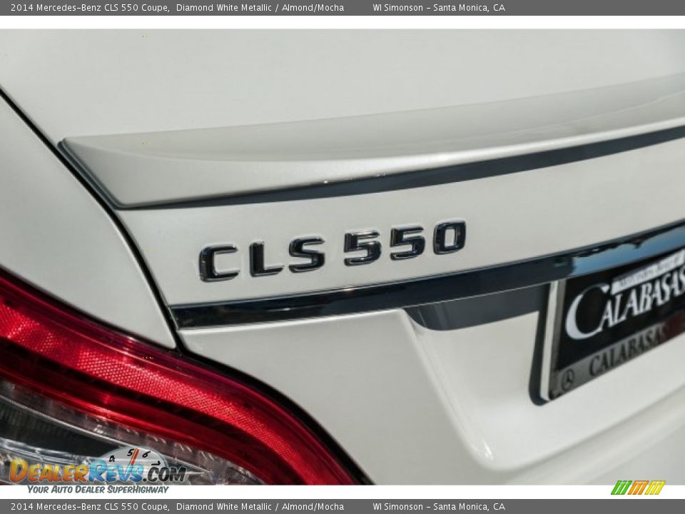 2014 Mercedes-Benz CLS 550 Coupe Diamond White Metallic / Almond/Mocha Photo #7