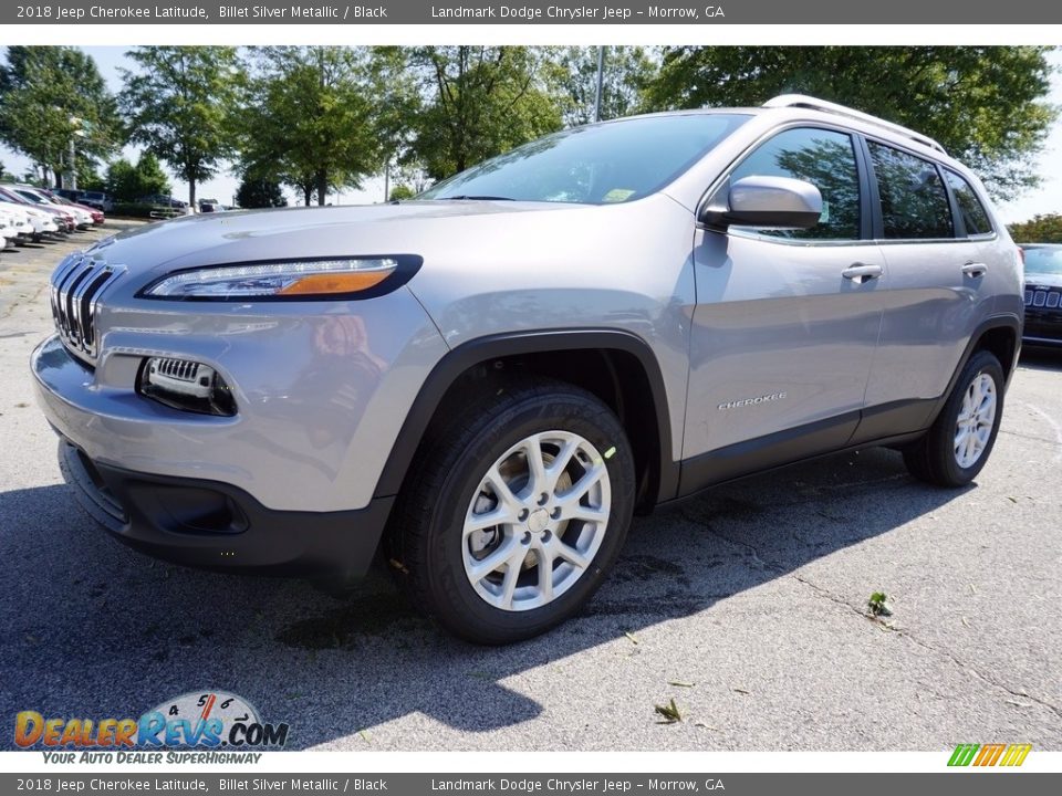 2018 Jeep Cherokee Latitude Billet Silver Metallic / Black Photo #1