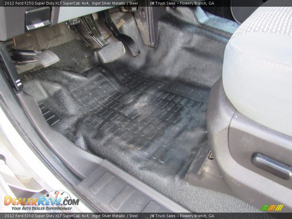 2012 Ford F250 Super Duty XLT SuperCab 4x4 Ingot Silver Metallic / Steel Photo #10