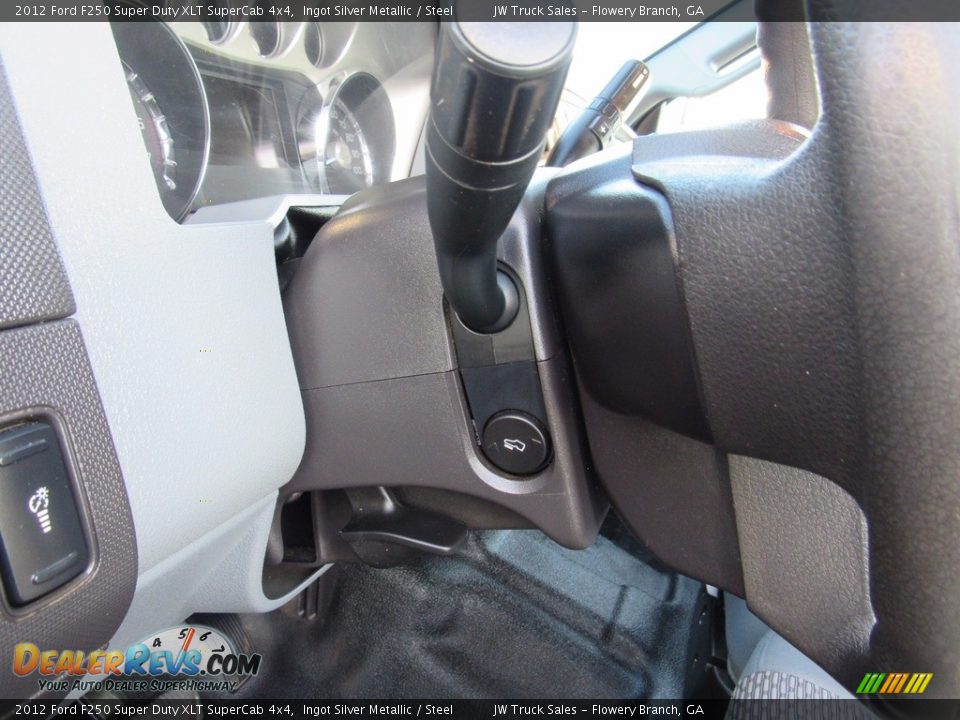 2012 Ford F250 Super Duty XLT SuperCab 4x4 Ingot Silver Metallic / Steel Photo #12