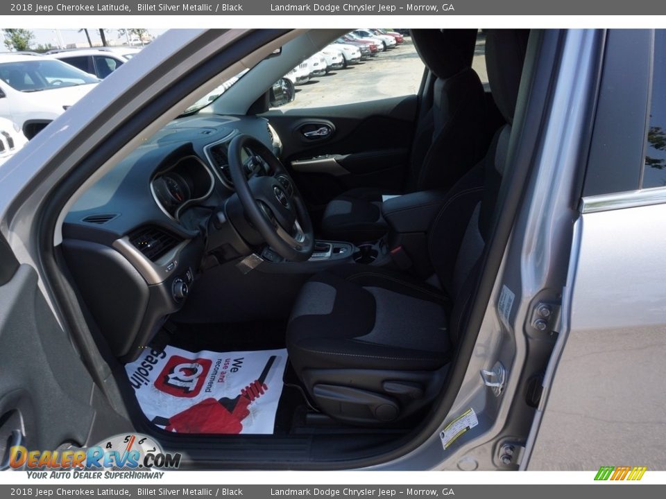 2018 Jeep Cherokee Latitude Billet Silver Metallic / Black Photo #6