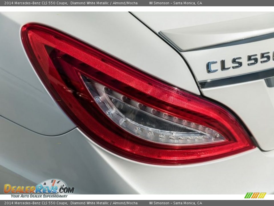 2014 Mercedes-Benz CLS 550 Coupe Diamond White Metallic / Almond/Mocha Photo #16