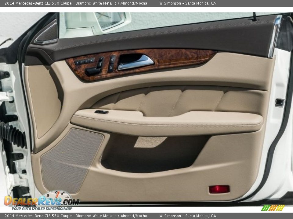 2014 Mercedes-Benz CLS 550 Coupe Diamond White Metallic / Almond/Mocha Photo #19