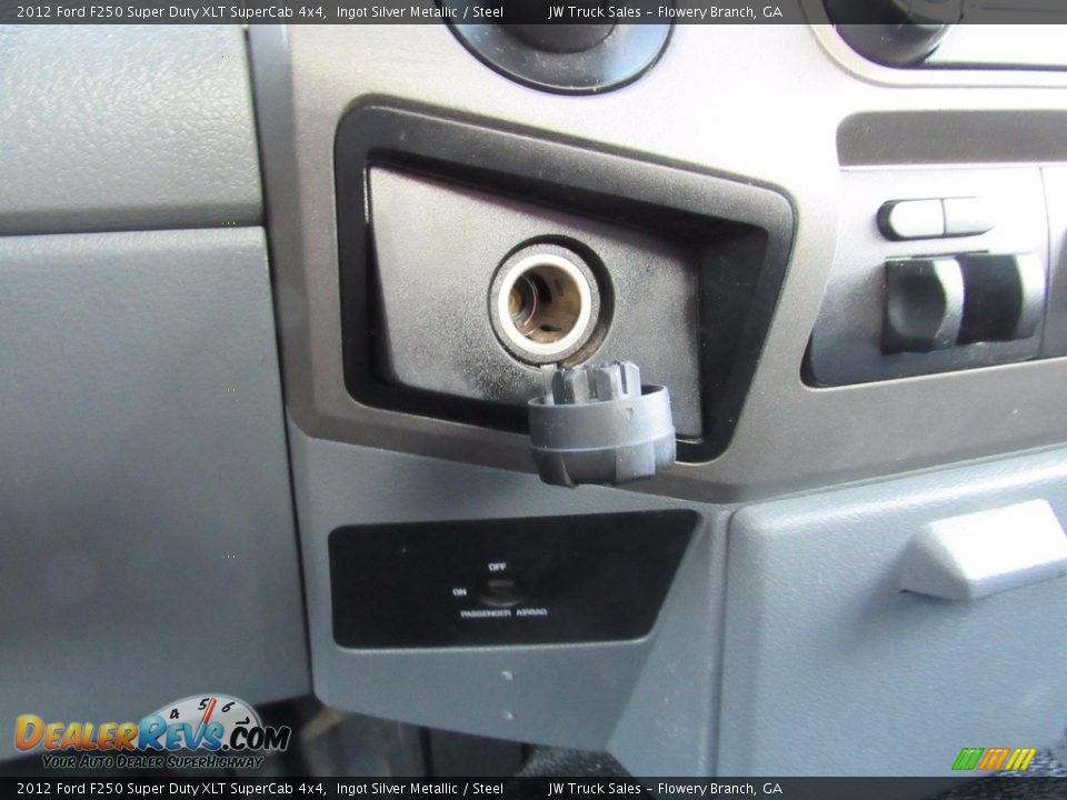 2012 Ford F250 Super Duty XLT SuperCab 4x4 Ingot Silver Metallic / Steel Photo #15