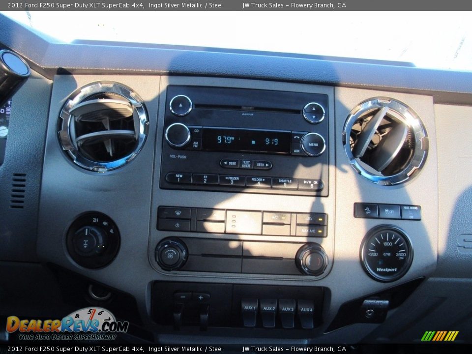 2012 Ford F250 Super Duty XLT SuperCab 4x4 Ingot Silver Metallic / Steel Photo #17