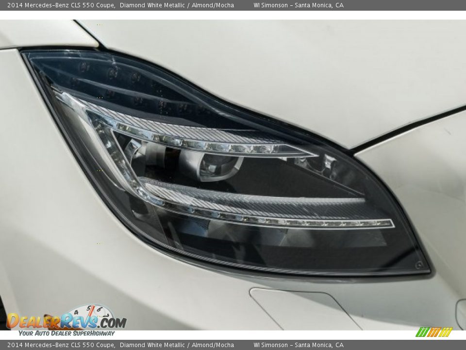 2014 Mercedes-Benz CLS 550 Coupe Diamond White Metallic / Almond/Mocha Photo #21