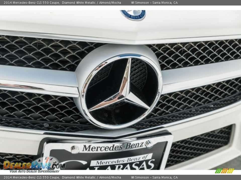 2014 Mercedes-Benz CLS 550 Coupe Diamond White Metallic / Almond/Mocha Photo #22