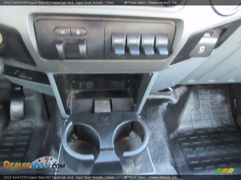 2012 Ford F250 Super Duty XLT SuperCab 4x4 Ingot Silver Metallic / Steel Photo #18